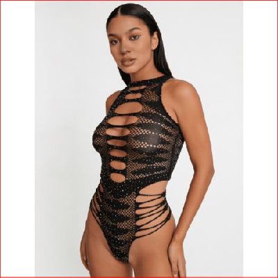 Rhinestone Black O/S