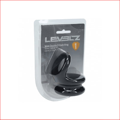 LEVELZ - Wide Double O Ring Medium Black