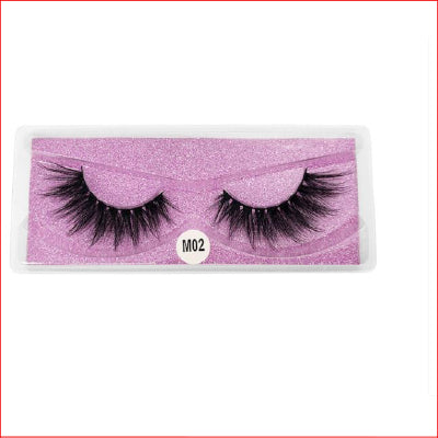 Mink eyelashes Size: M02
