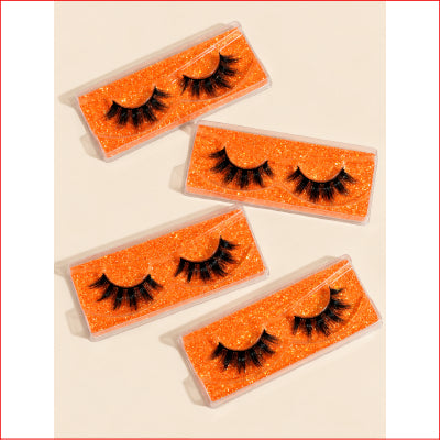 Natrual Cross Full Eye Lash + Glue Orange