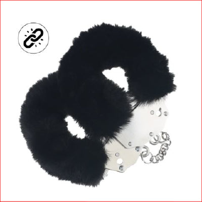 Ouch! - Heavy-Duty Fluffy Handcuffs - Black