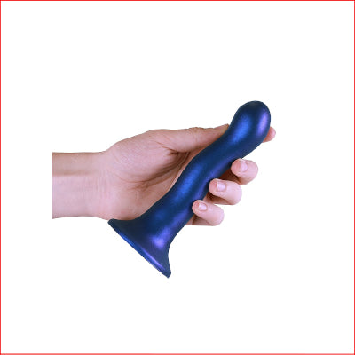 Ultra Soft Curvy G-Spot - 7" Metallic Blue