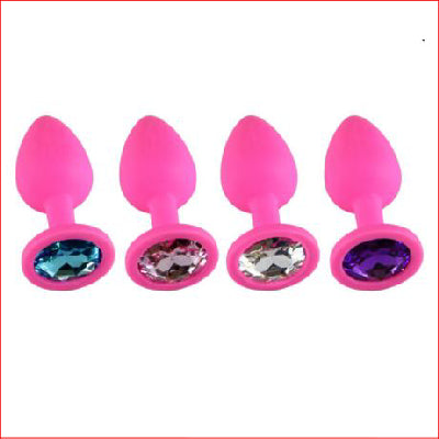 Silicone Large Butt Plug Pink