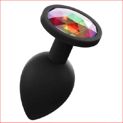 Silicone Large Butt Plug Black