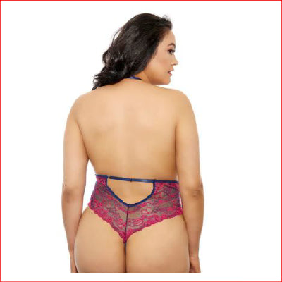 Popsi Two Tone Lace Teddy PLUS