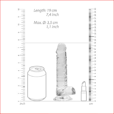 RealRock 7" Crystal Clear Transparent