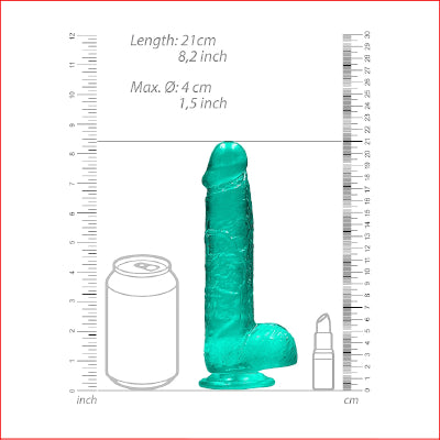 RealRock 8" Crystal Clear Turquoise