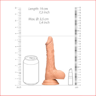 RealRock 7" with Balls Flesh