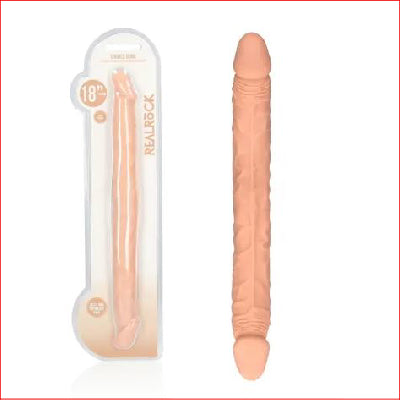 REALROCK 18'' Double Dildo Flesh