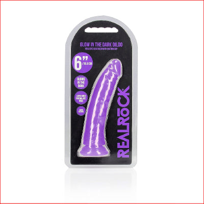 RealRock Glow In The Dark 6" Purple