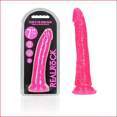 RealRock Glow In The Dark 7" Pink