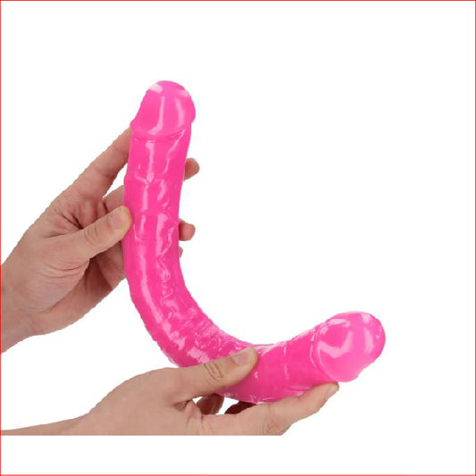 RealRock Double Glow 15" Pink