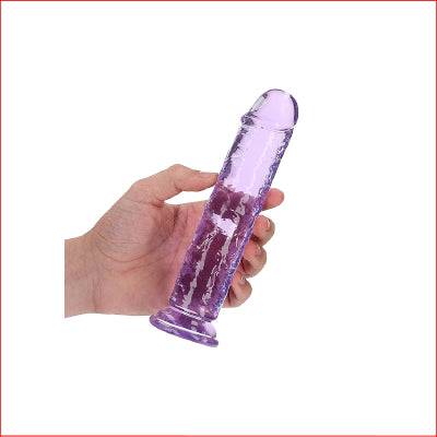 Crystal Clear 7" Straight No Balls - Purple