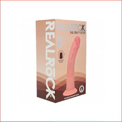 Realrock Dual Layered Curved 8" Flesh