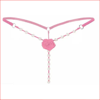 Rose Pearl G-String Baby Pink