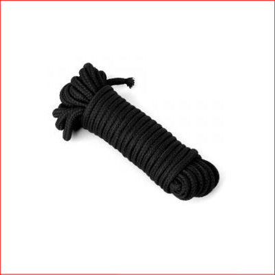 Sex Extra 10 m Cotton Rope Black