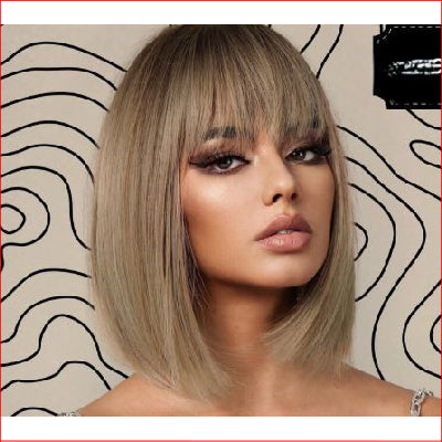 Wig Short Blonde Ambre Bob