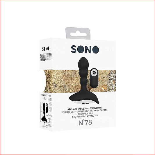 Sono No-78 Anal Stimulator Recharge Blac