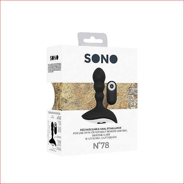 Sono No-78 Anal Stimulator Recharge Blac