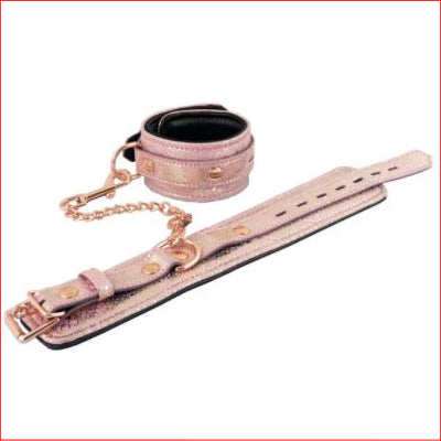 Spartacus Pink Snake Skin Cuffs