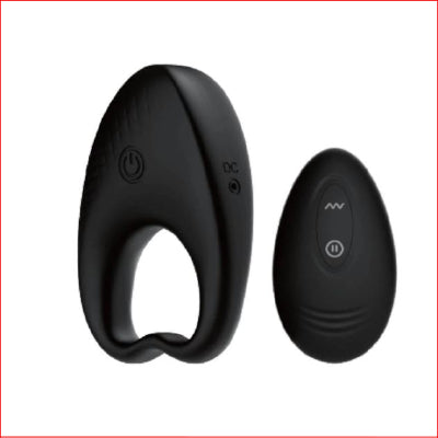 SXE Knight Cock Ring with Remote Black