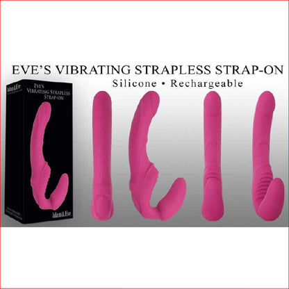 Adam & Eve Vibrating Strapless Strap On