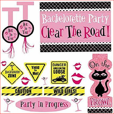 Bachelorette Car Decoration Kit  d