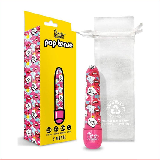 Pop Tease 5" Mini Vibe Kiss Pink