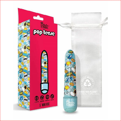Pop Tease 5" Mini Vibe Wham Blue