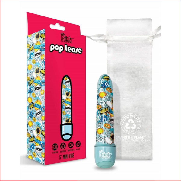 Pop Tease 5" Mini Vibe Wham Blue