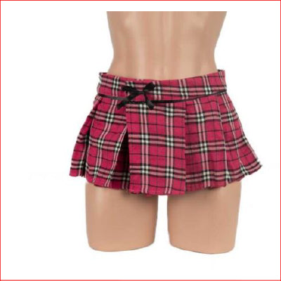 School Girl Skirt Hot Pink  XS