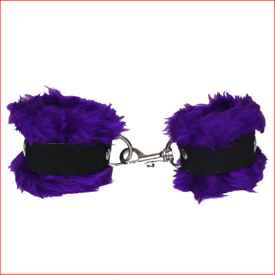 Cuffs Fleece Lined Purple