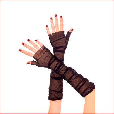 Soft Mesh Fingerless Gloves