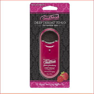 Good Head Deep Throat To Go Sweet Strawberry