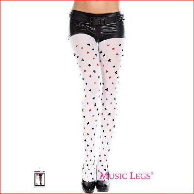 The 4 Suits Design Pantyhose