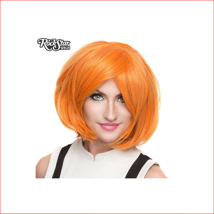 RockStar Hologram Wig 12" Pumpkin Orange