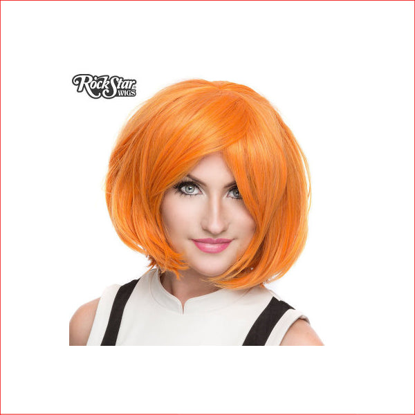 RockStar Hologram Wig 12" Pumpkin Orange