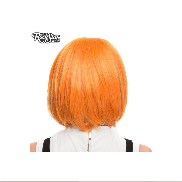 RockStar Hologram Wig 12" Pumpkin Orange