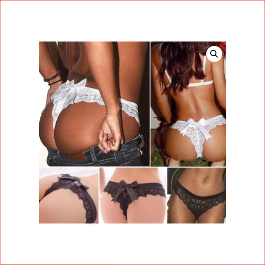 170 Lace Bow Back G-S Flesh Large