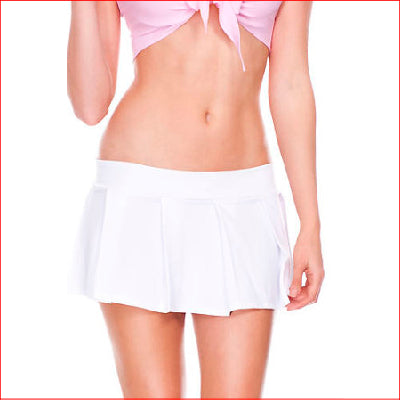 School Girl Skirt White M/L