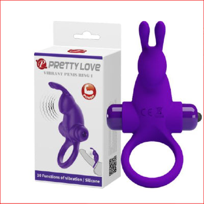 Pretty Love Vibrant Penis Ring l Purple