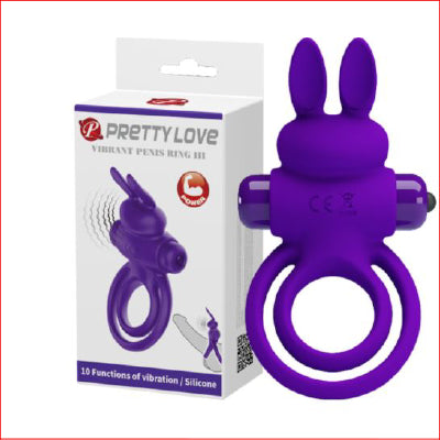 Pretty Love Vibrant Penis Ring llI Purpl