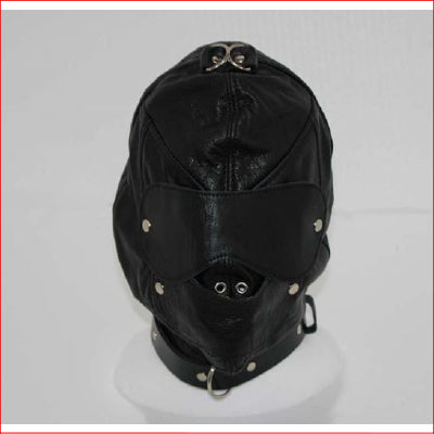 Hood Bondage with Gag & Blindfold