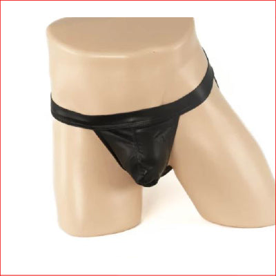 Mens WetLook Jock Strap Medium