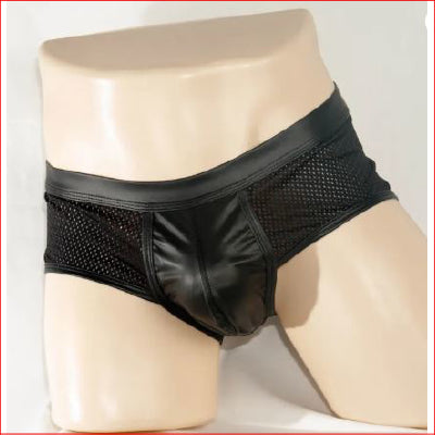 245 Mens Short Mesh Boxers Black M