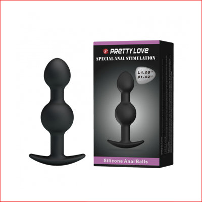 Pretty Love Silicone Anal Balls 4.05"