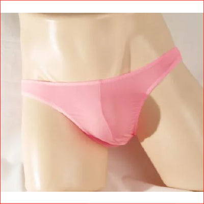259 Mens Mesh Brief Pink Large