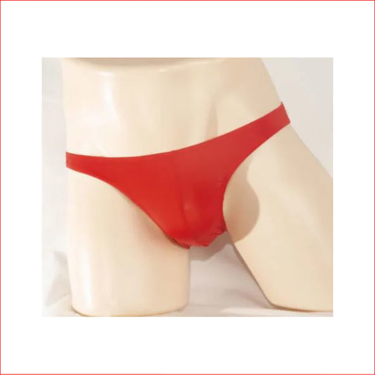 259 Mens Mesh Brief Red Large