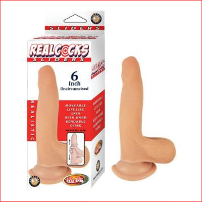 RealCocks Sliders 6" Uncircumcised