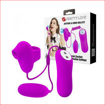 Pretty Love Suction & Vibro Bullet
